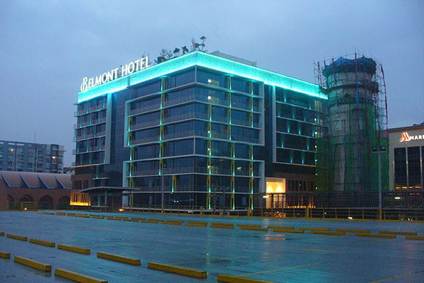 必赢亚洲照明的户外装饰灯用在菲律宾旅馆工程项目